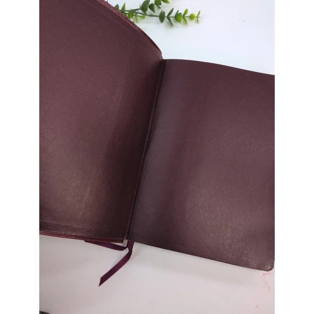 RARE 1979 LOCKMAN🚨The Open Bible Nelson Maroon Genuine Leather NASB Red Letter